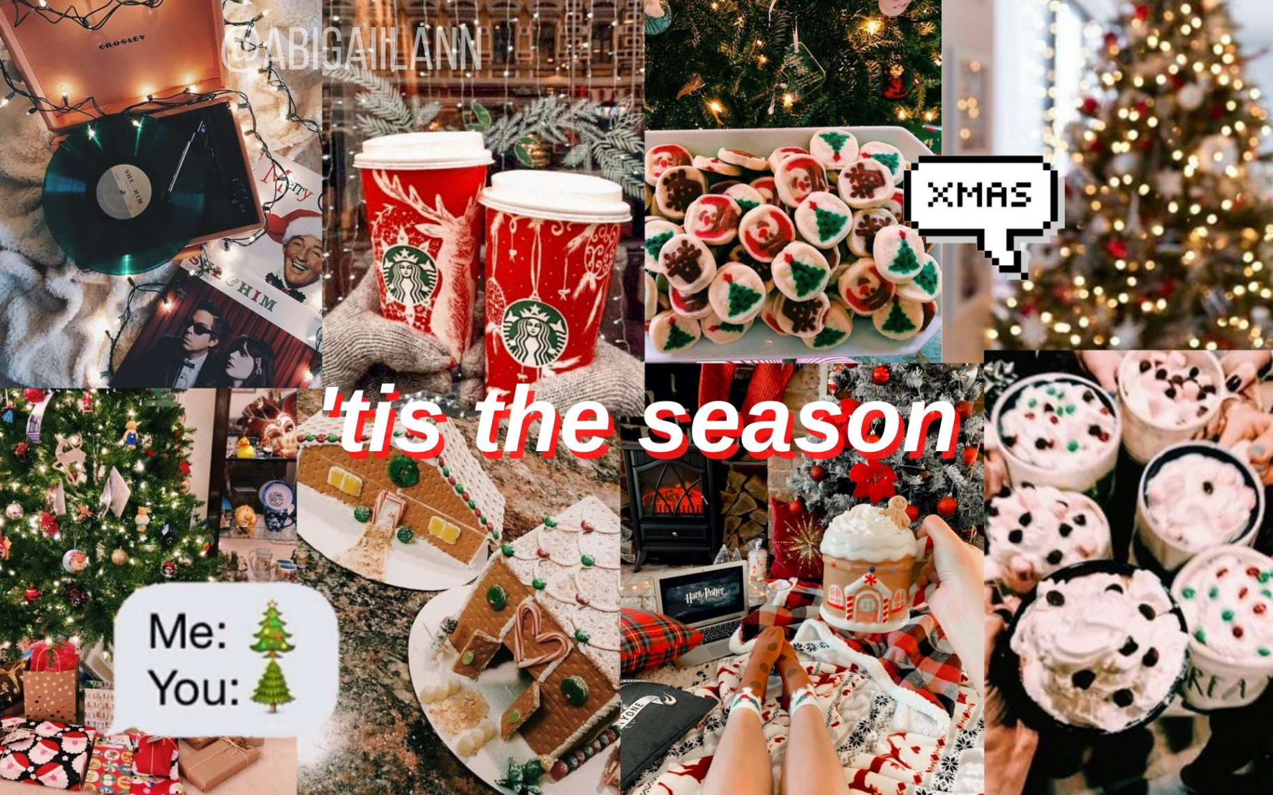 Christmas wallpapers aesthetic - Etsy