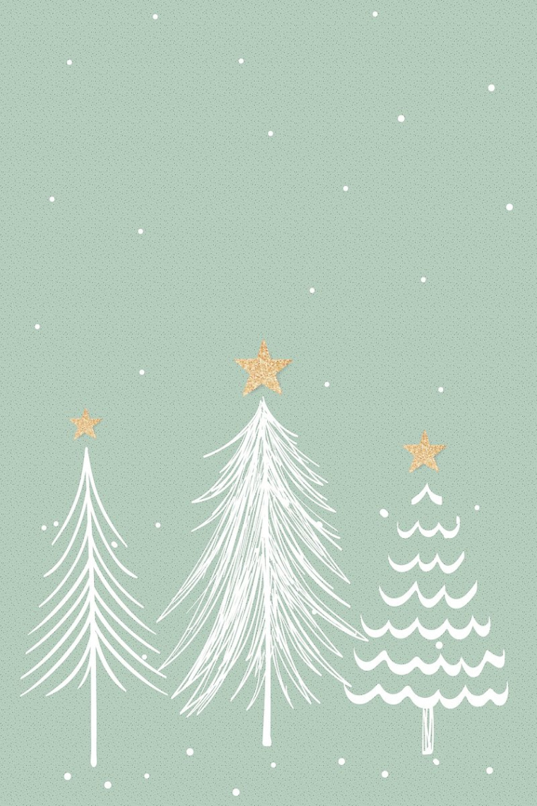 Cream Christmas computer wallpaper, aesthetic  Premium Vector