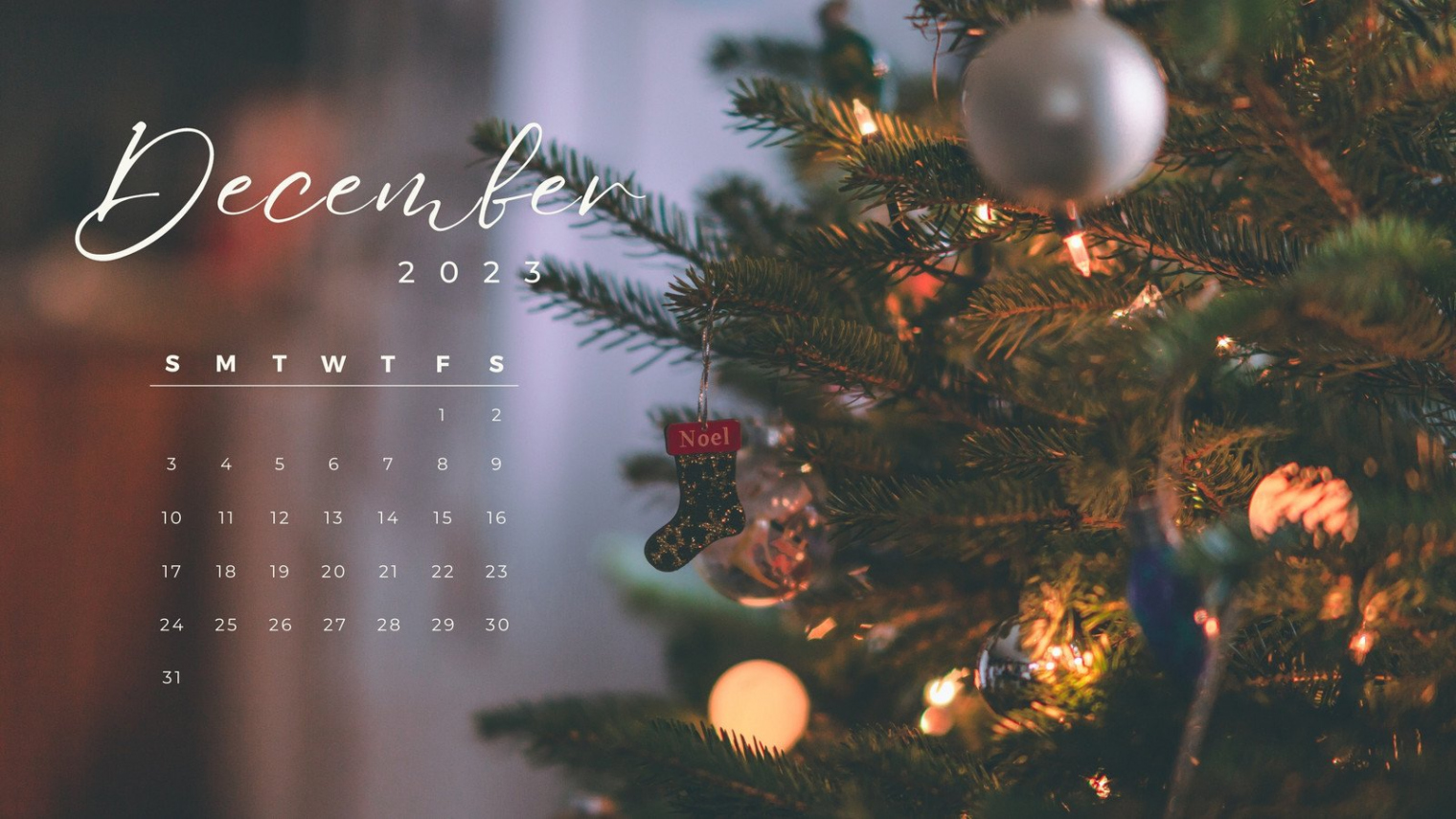 Customize + Christmas Desktop Wallpaper Templates Online - Canva