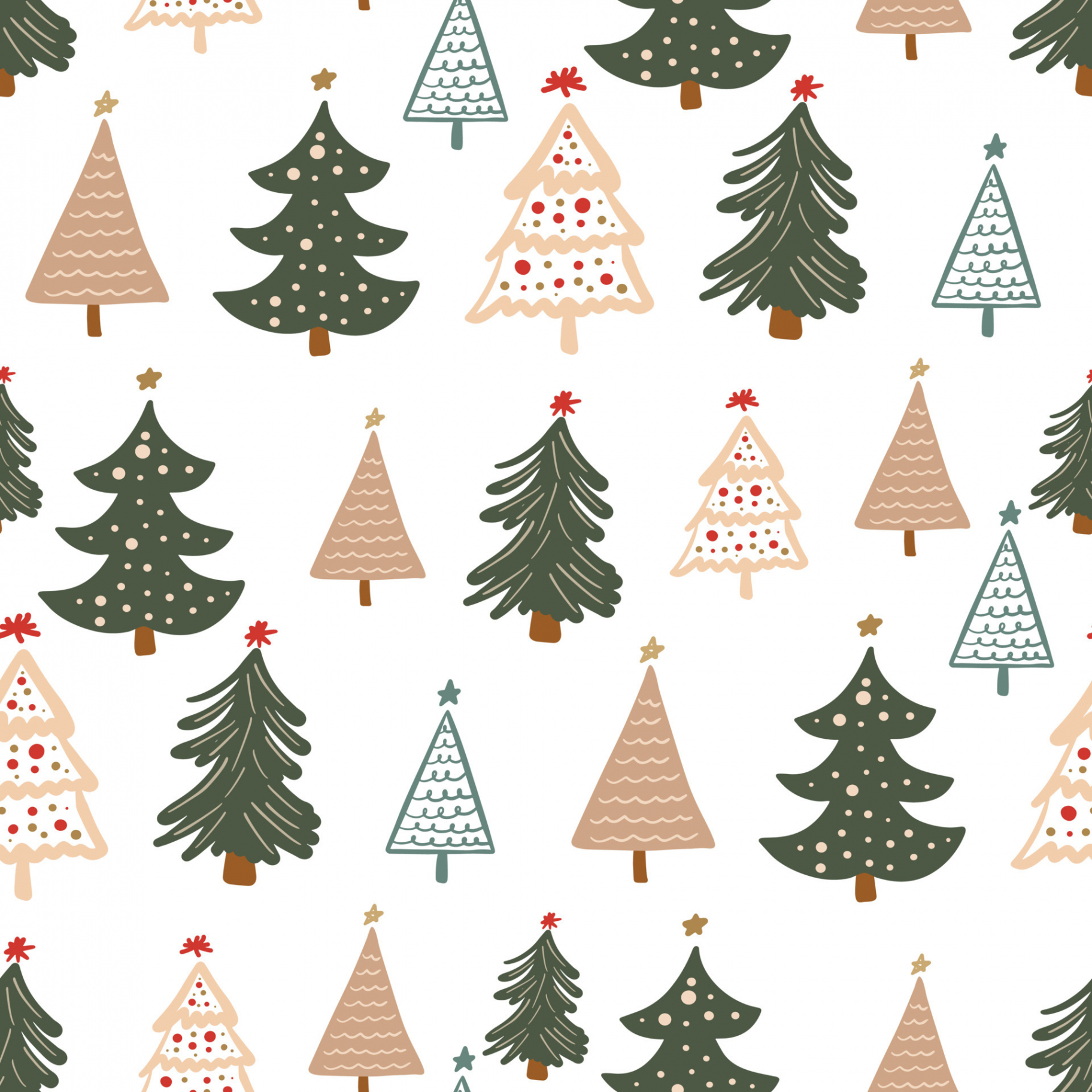 Cute childish festive seamless pattern background with simple