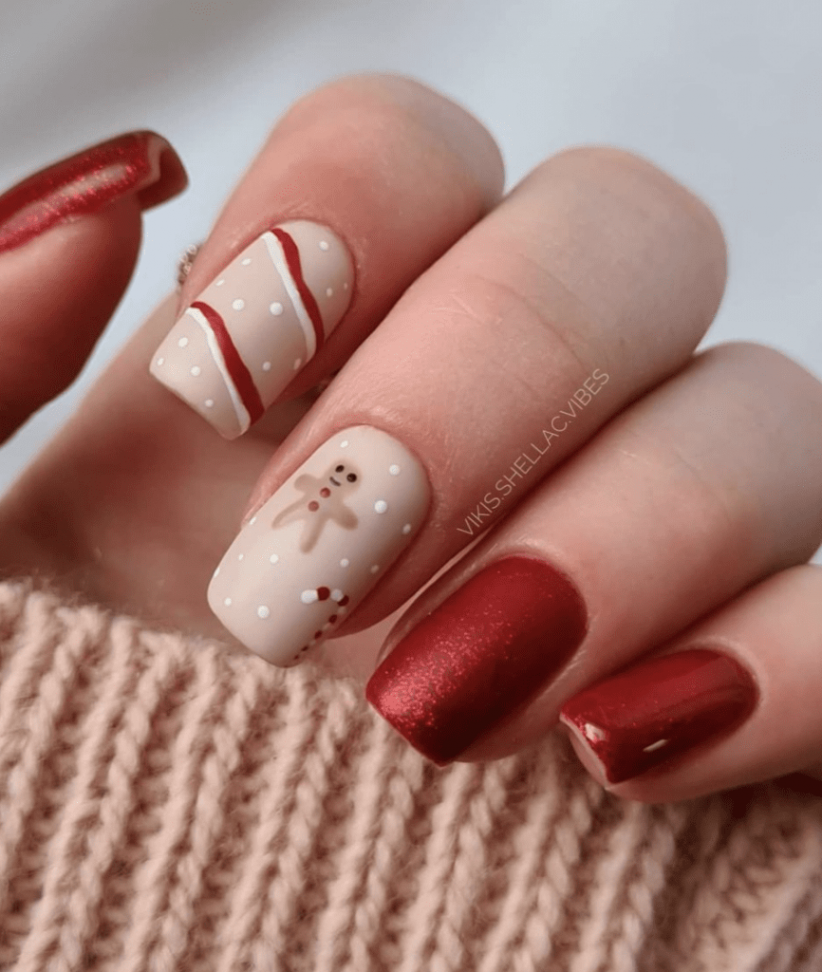 + Cute Christmas Nails To Get You Into The Festive Spirit - Haul