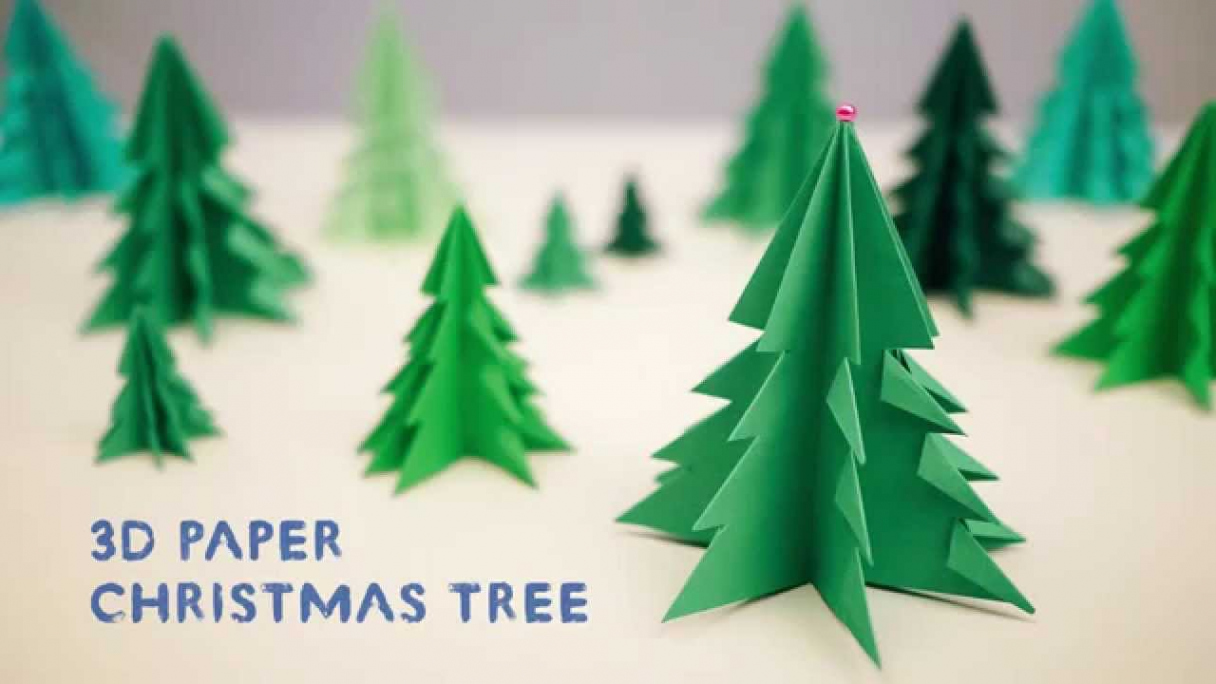 D Paper Christmas Tree