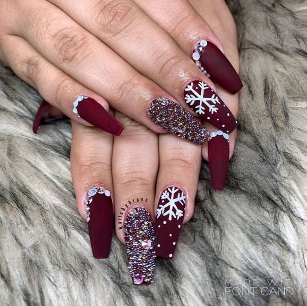 Dashing Maroon Nails For Fall  - The Glossychic  Maroon