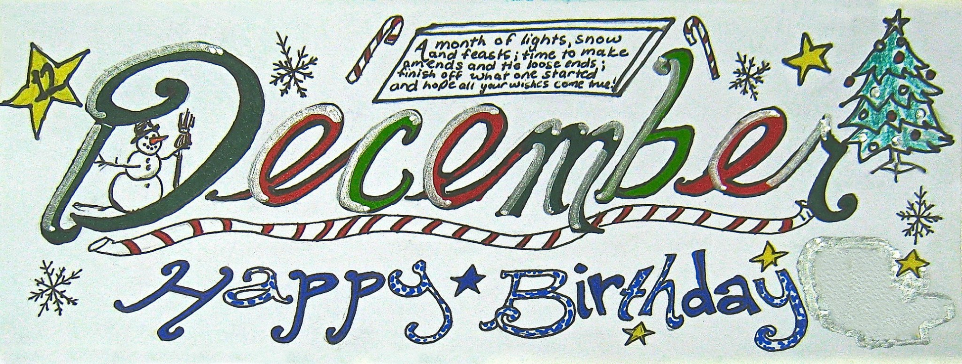 december calendar header  for those of you who look forward  Flickr