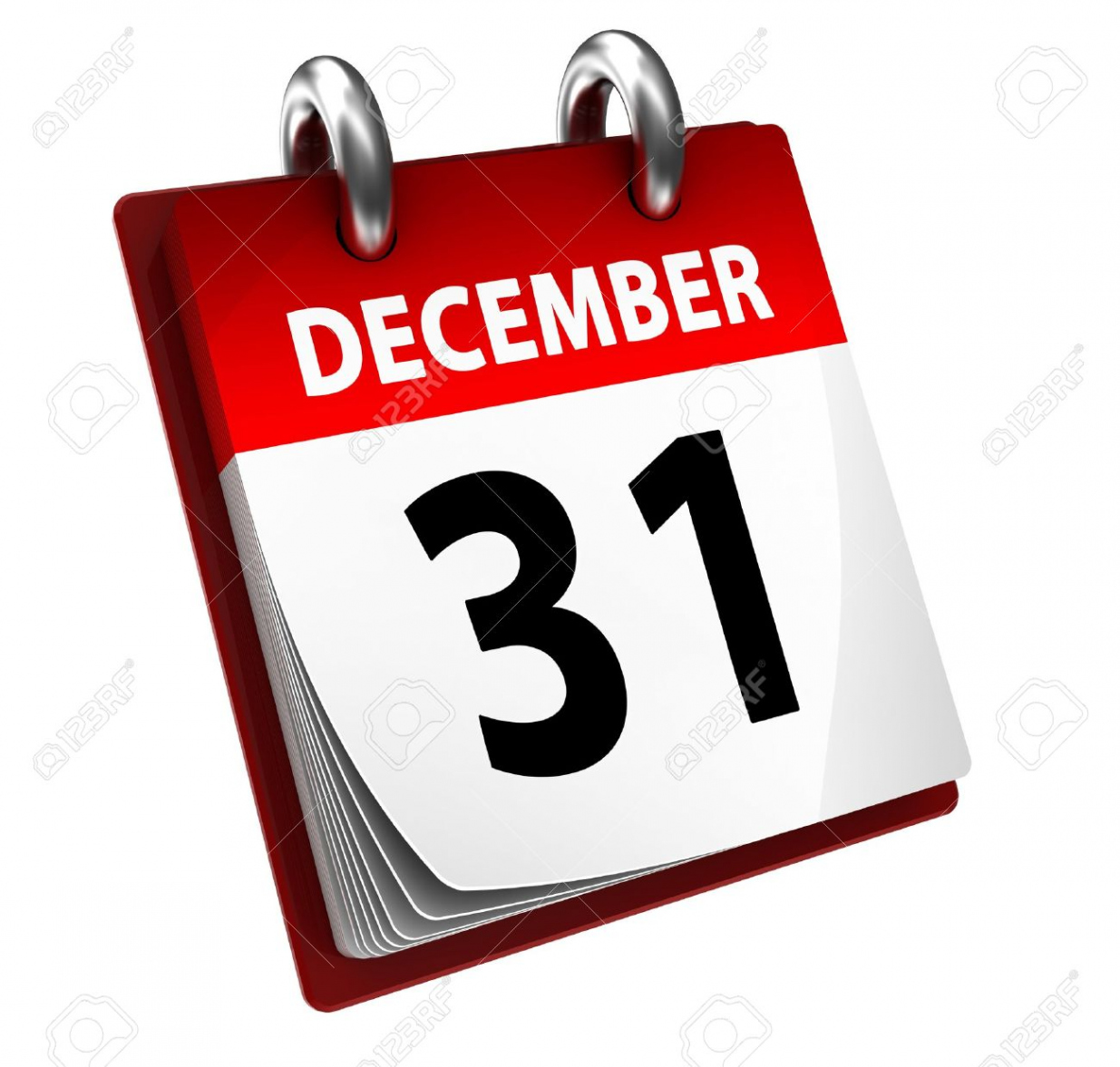 December Calendar Stock Photo, Picture and Royalty Free Image