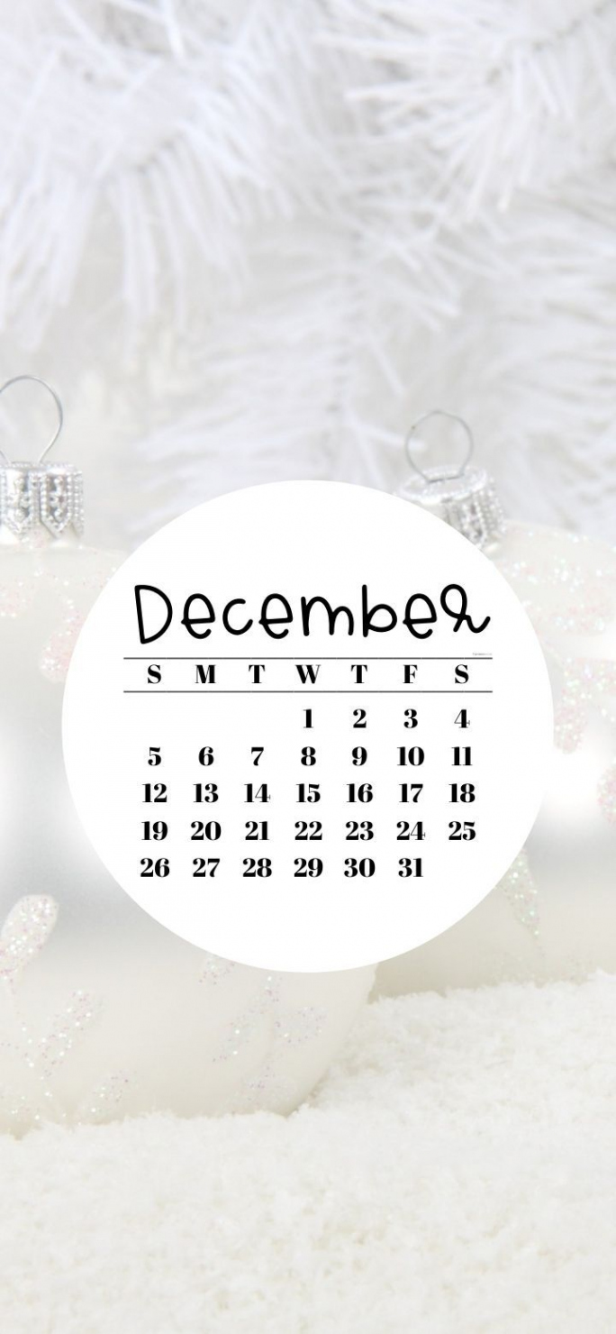 December  Calendar Wallpaper -  Cute iPhone Backgrounds