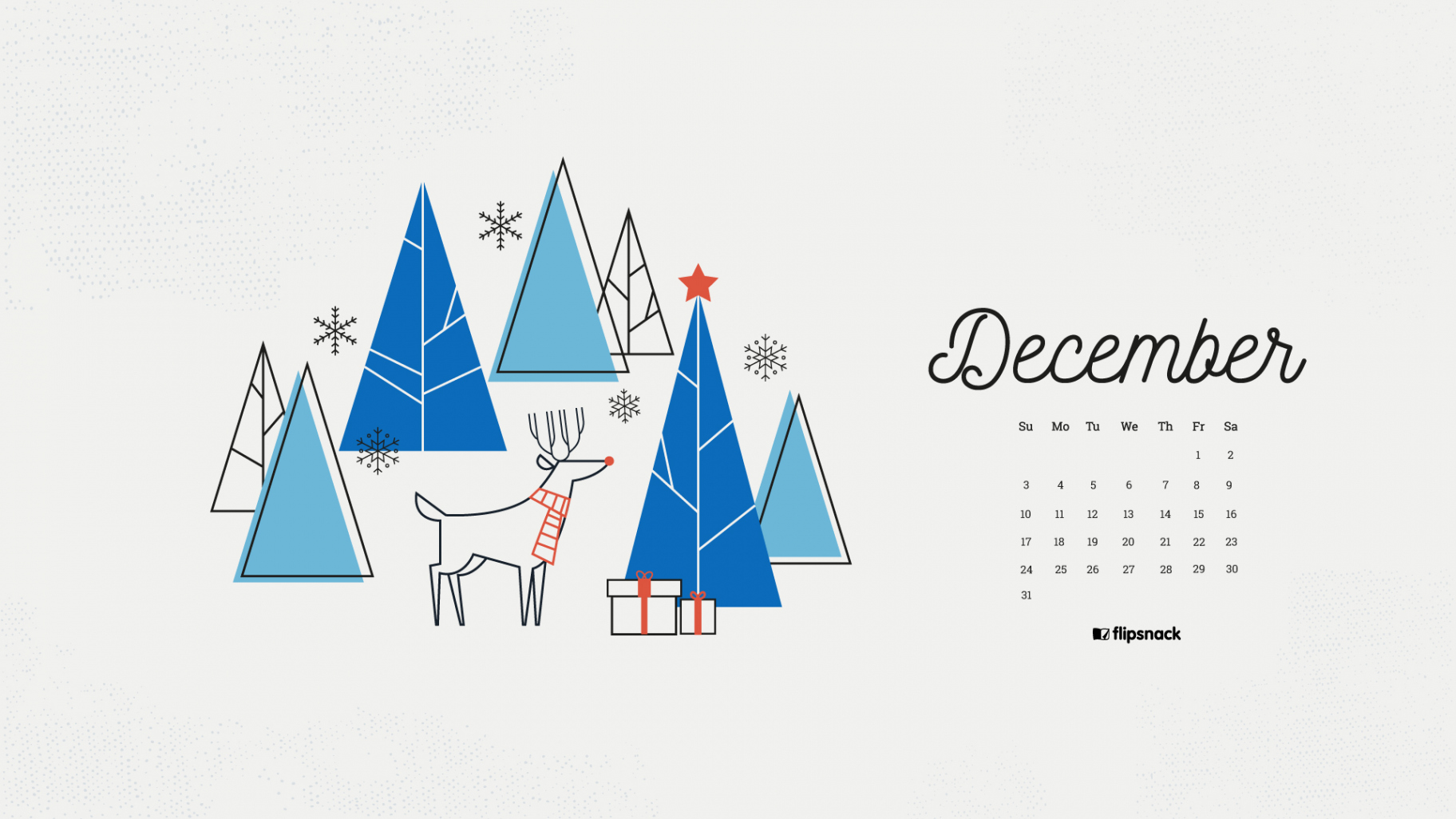 December  calendar wallpaper