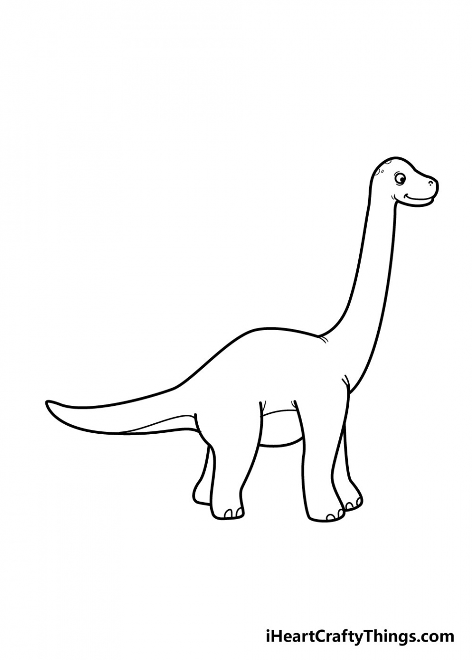 Dinosaur Drawing - How To Draw A Dinosaur Step By Step!