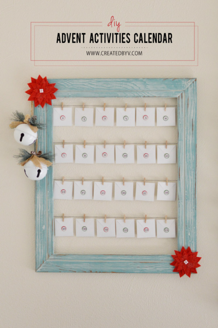 DIY Advent Activities Calendar - created by v.