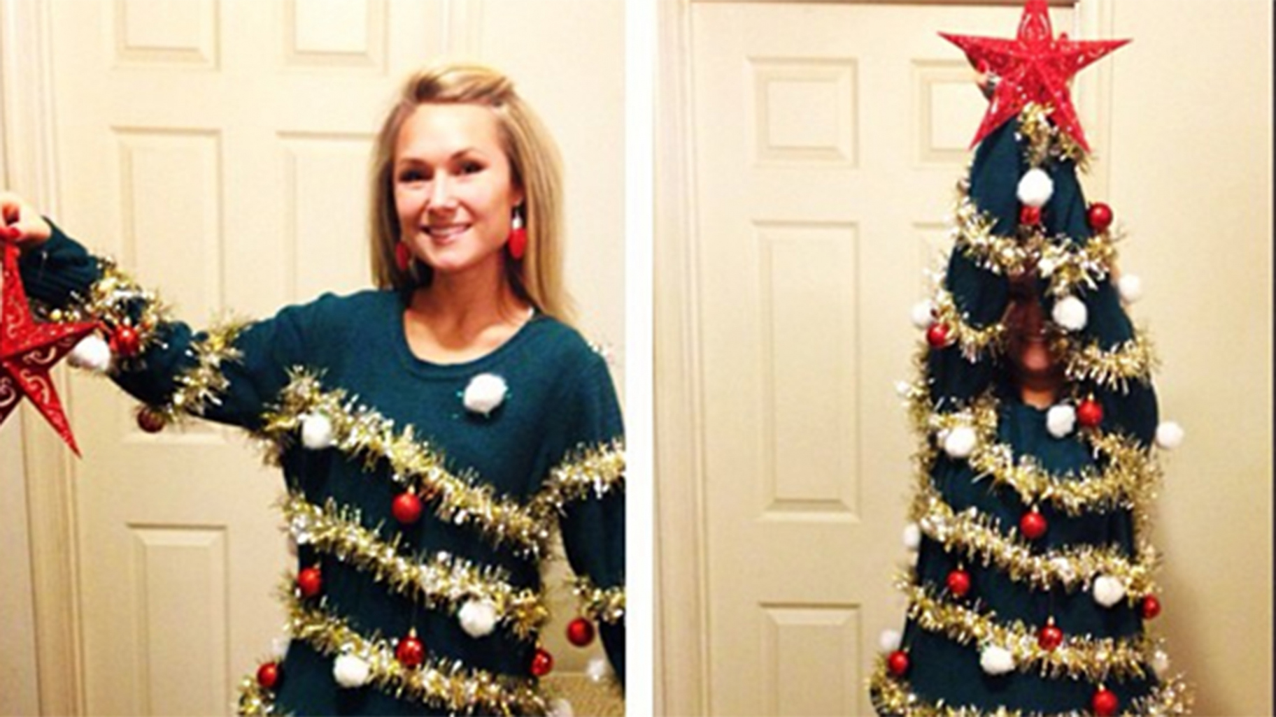 DIY ugly Christmas sweaters from Pinterest