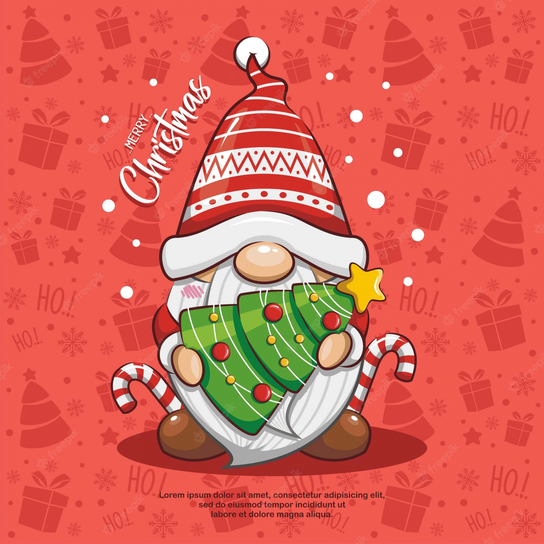 Download "Christmas Gnome in a Winter Wonderland"