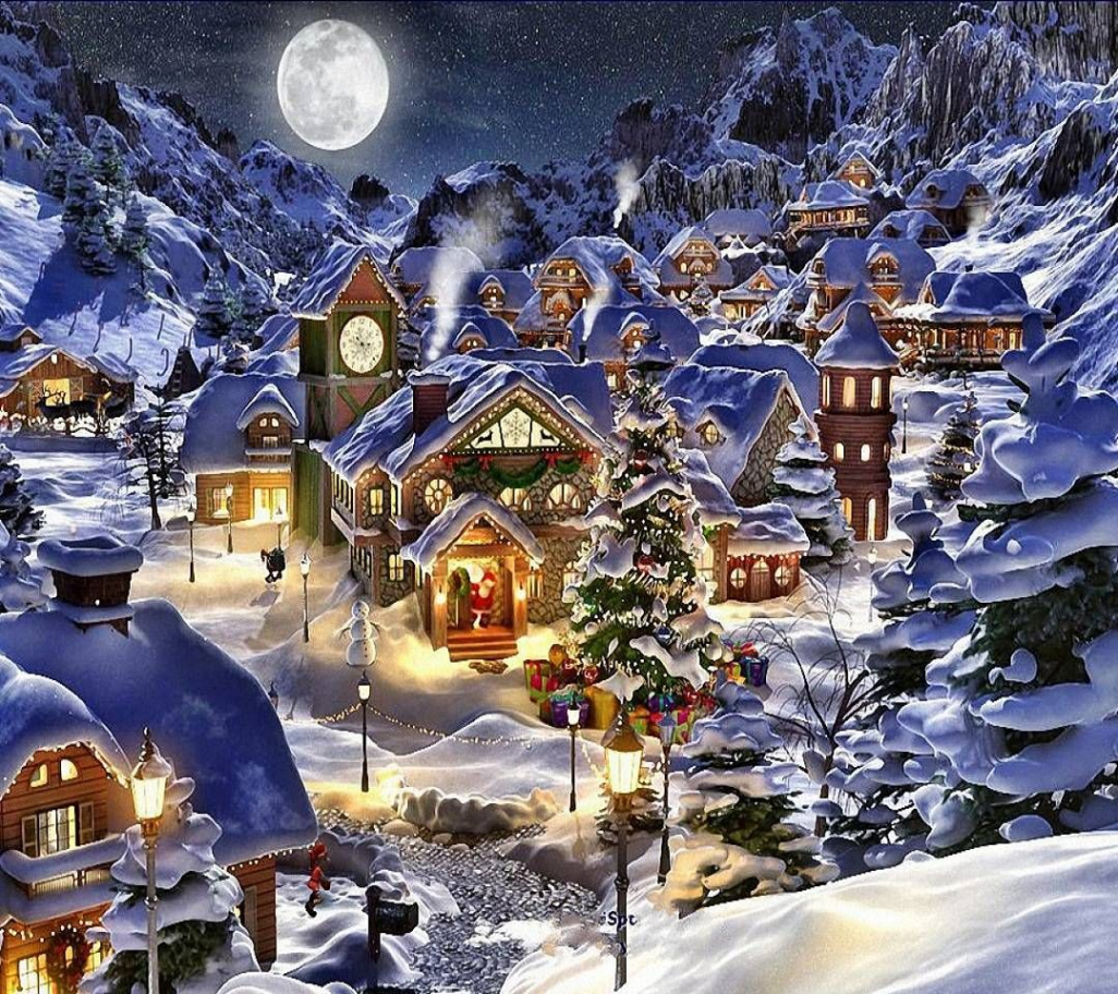 Download Christmas Town Wallpaper by ____S - c - Free on ZEDGE