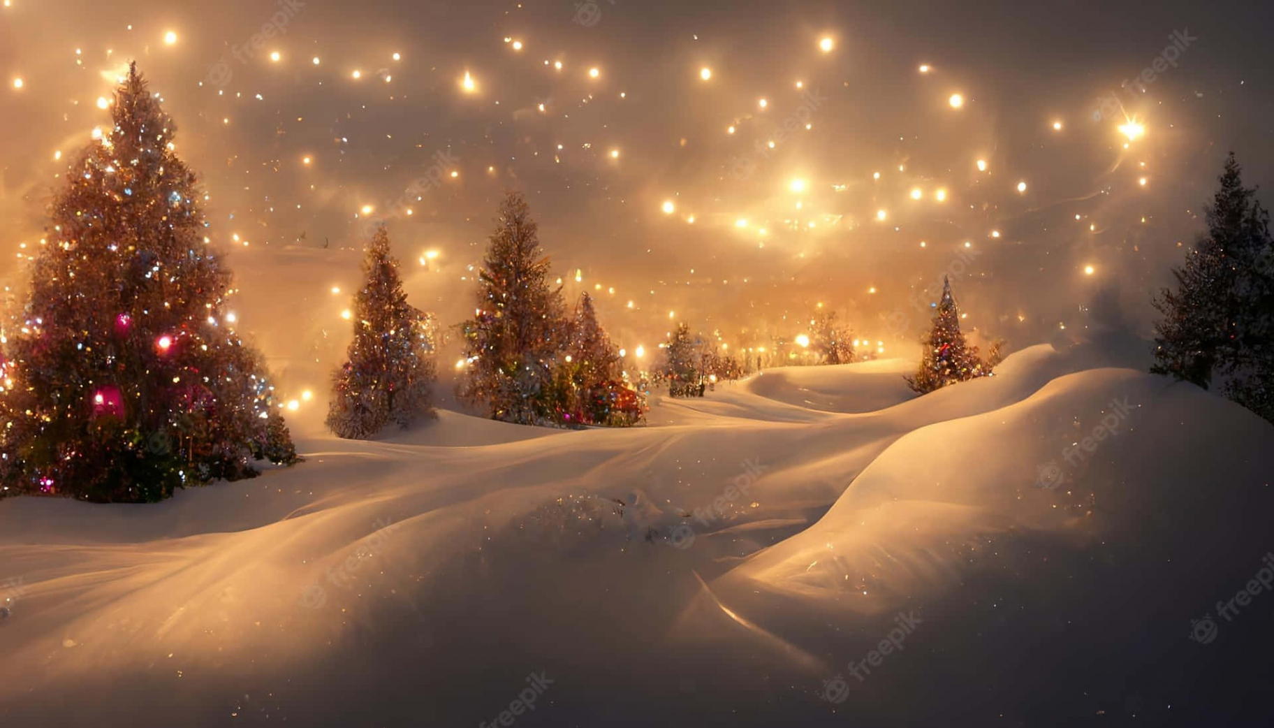 Download Enjoy the Winter Christmas Ambiance with a Desktop