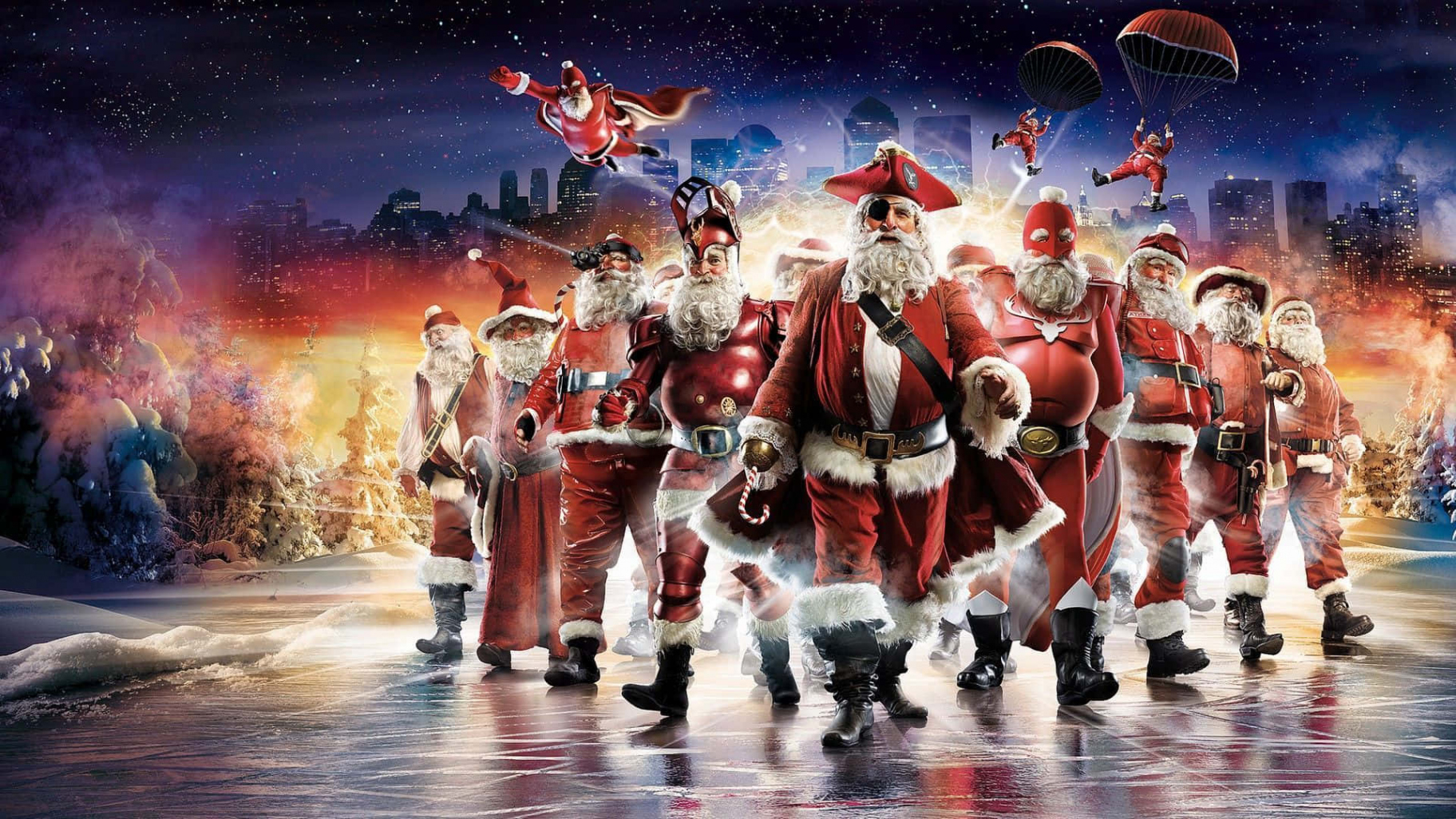 Download Marvel Christmas Pirates Santa Claus Wallpaper