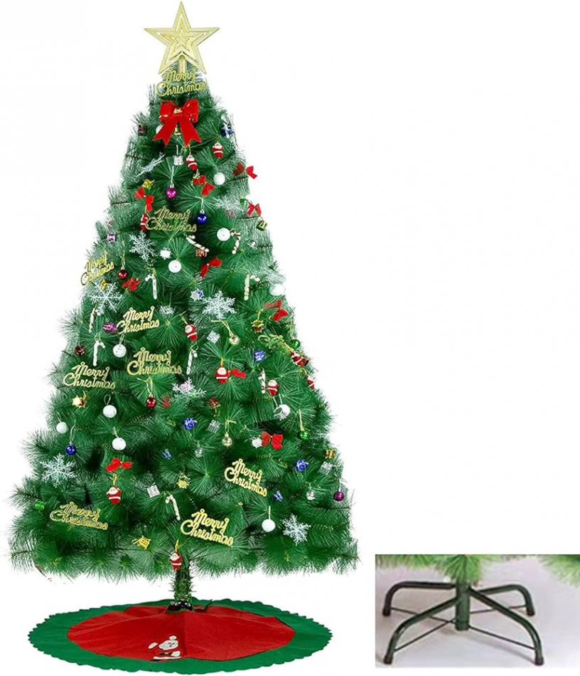 DUUKOA Artificial Christmas Tree  cm /  cm Seasonal Holiday  Decoration Tree for Home, Office, Party（ ft）