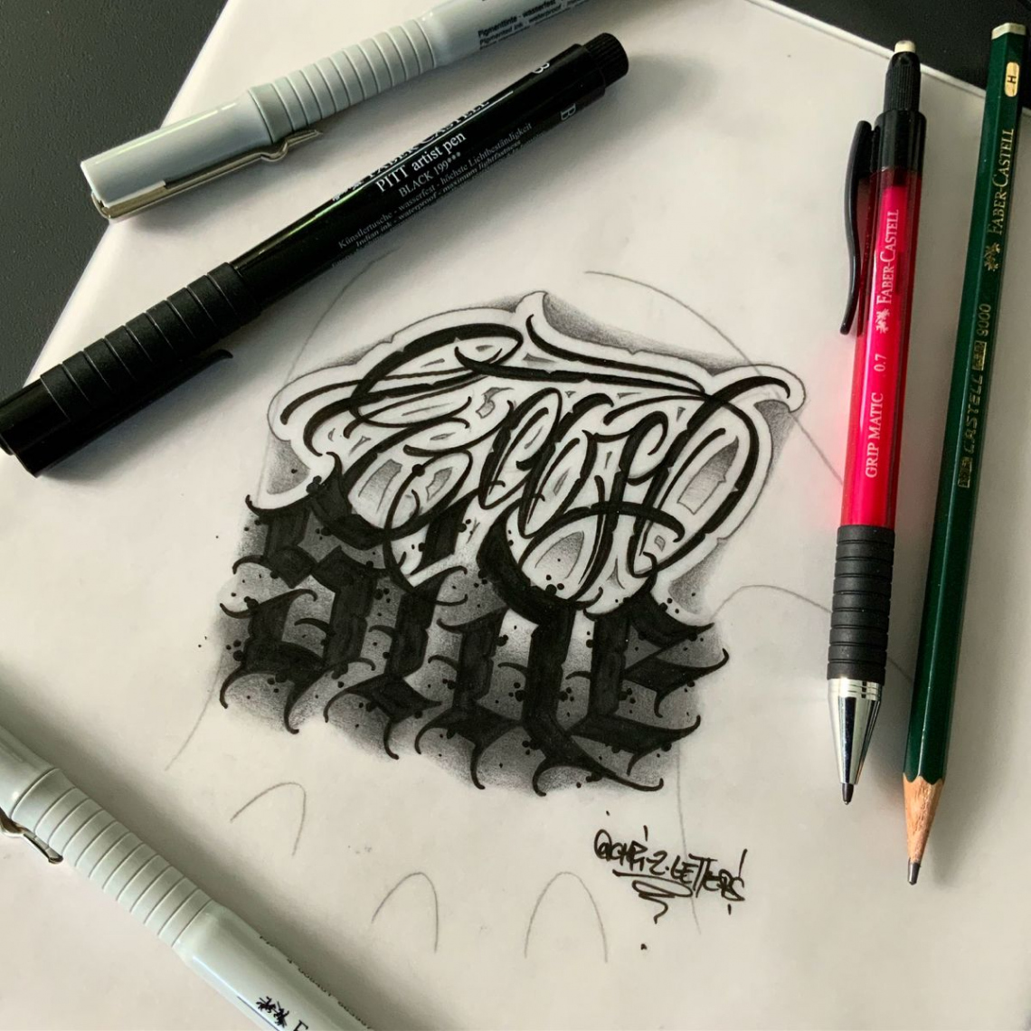 EastSide  Tattoo lettering fonts, Tattoo lettering styles, Tattoo