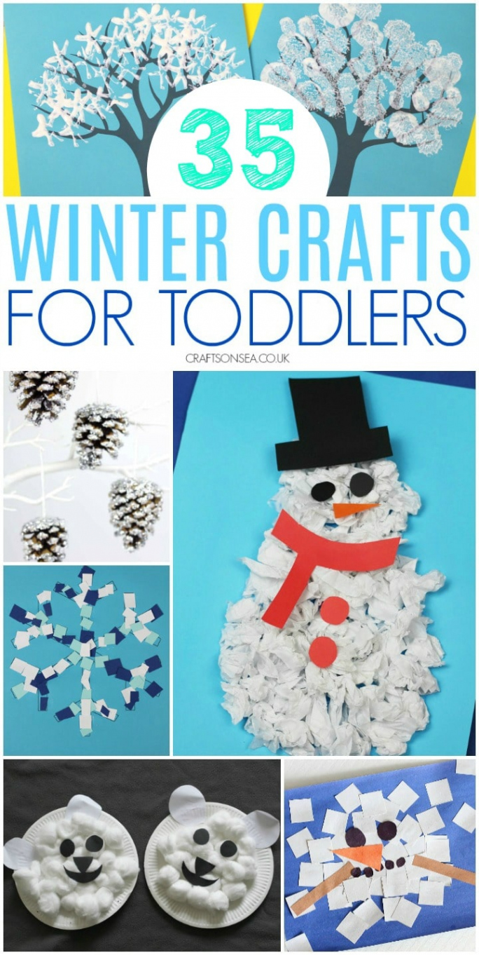 Easy and Fun Winter Crafts for Toddlers - Crafts on Sea