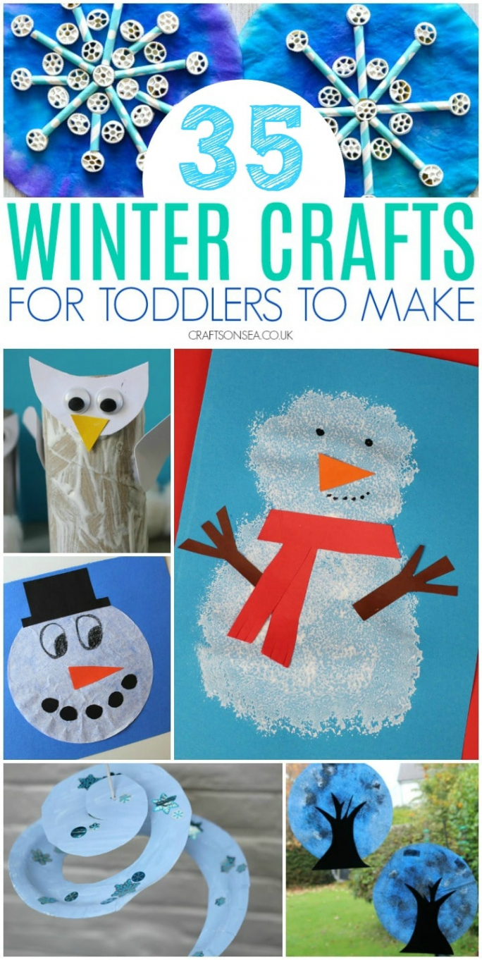 Easy and Fun Winter Crafts for Toddlers - Crafts on Sea