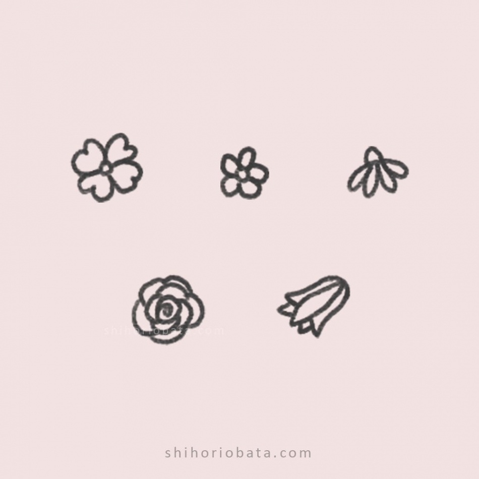 Easy Flower Drawing Ideas