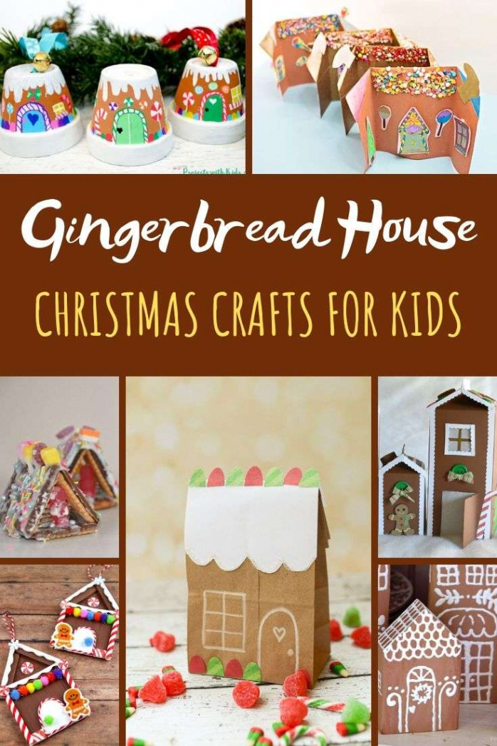 Easy Gingerbread House Crafts for Kids - Red Ted Art - Kids Crafts