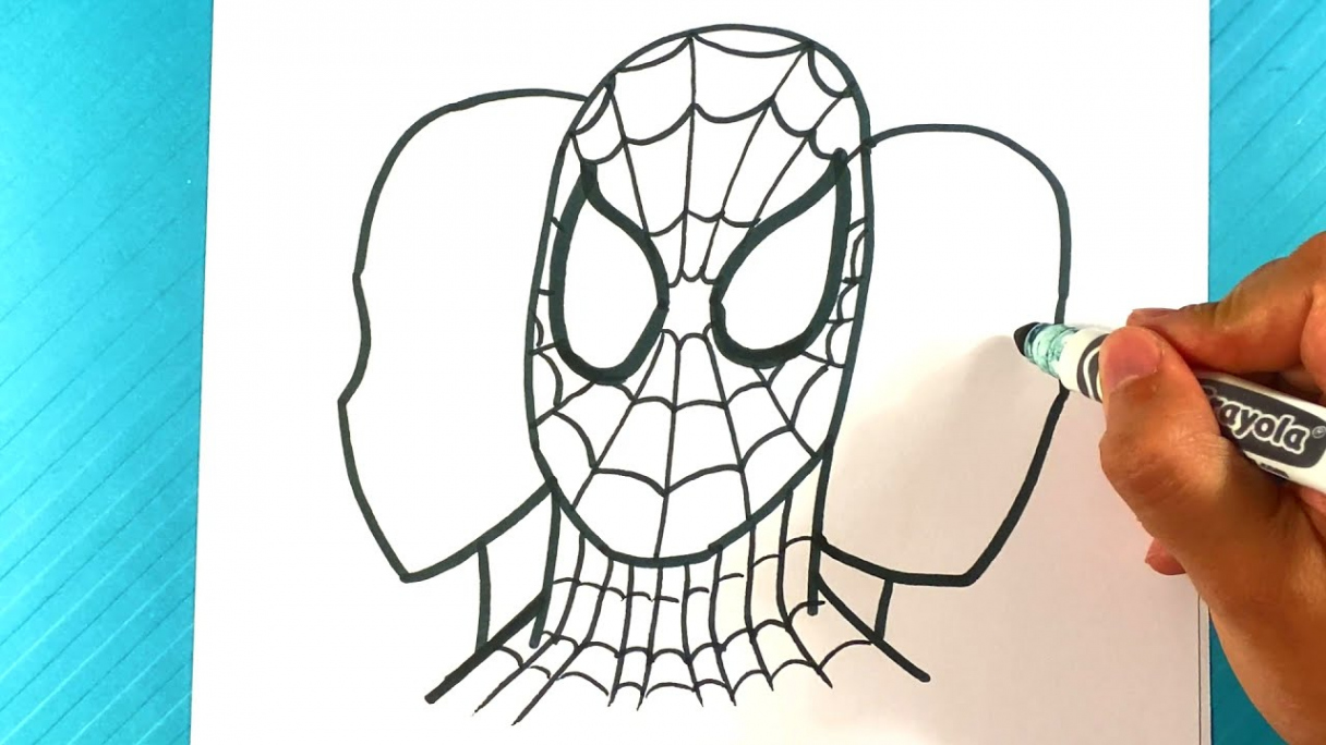 EASY How to Draw  SPIDER-MAN from NO WAY HOME