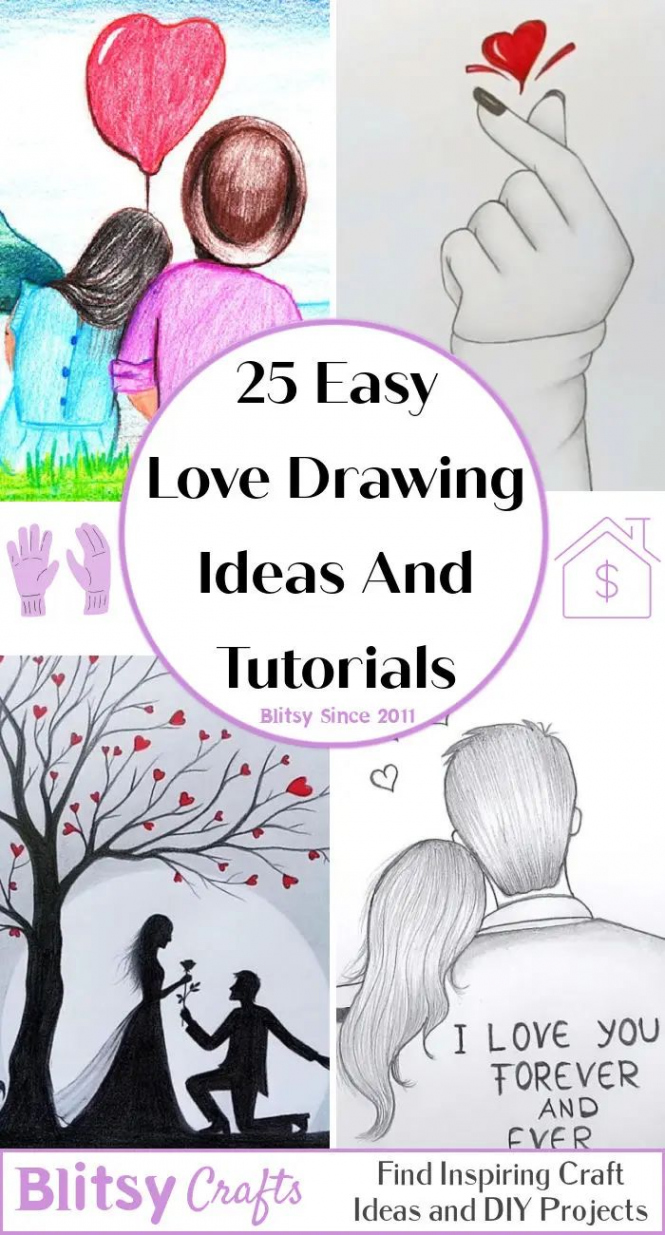 Easy Love Drawing Ideas – How to Draw the Love in   Easy