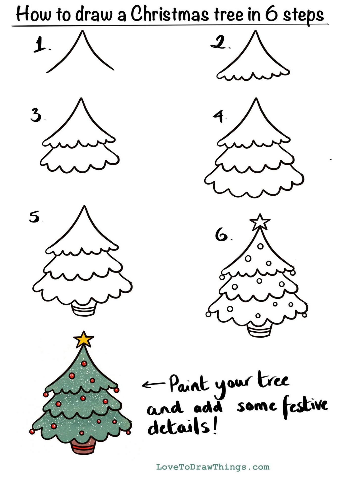 Easy Things to Draw  Easy christmas drawings, Christmas crafts