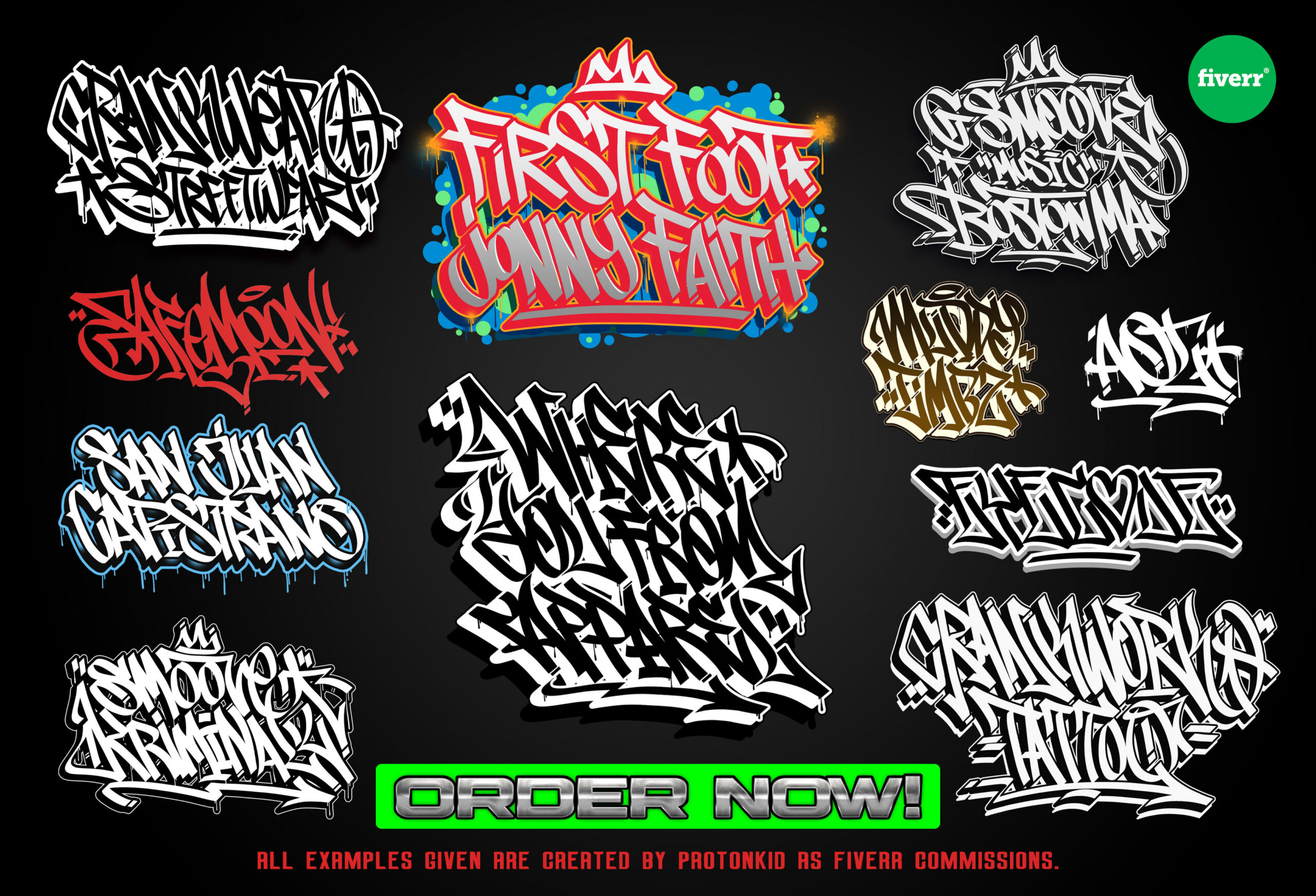 Erstellen Sie ein Graffiti-Handstyle-Logo