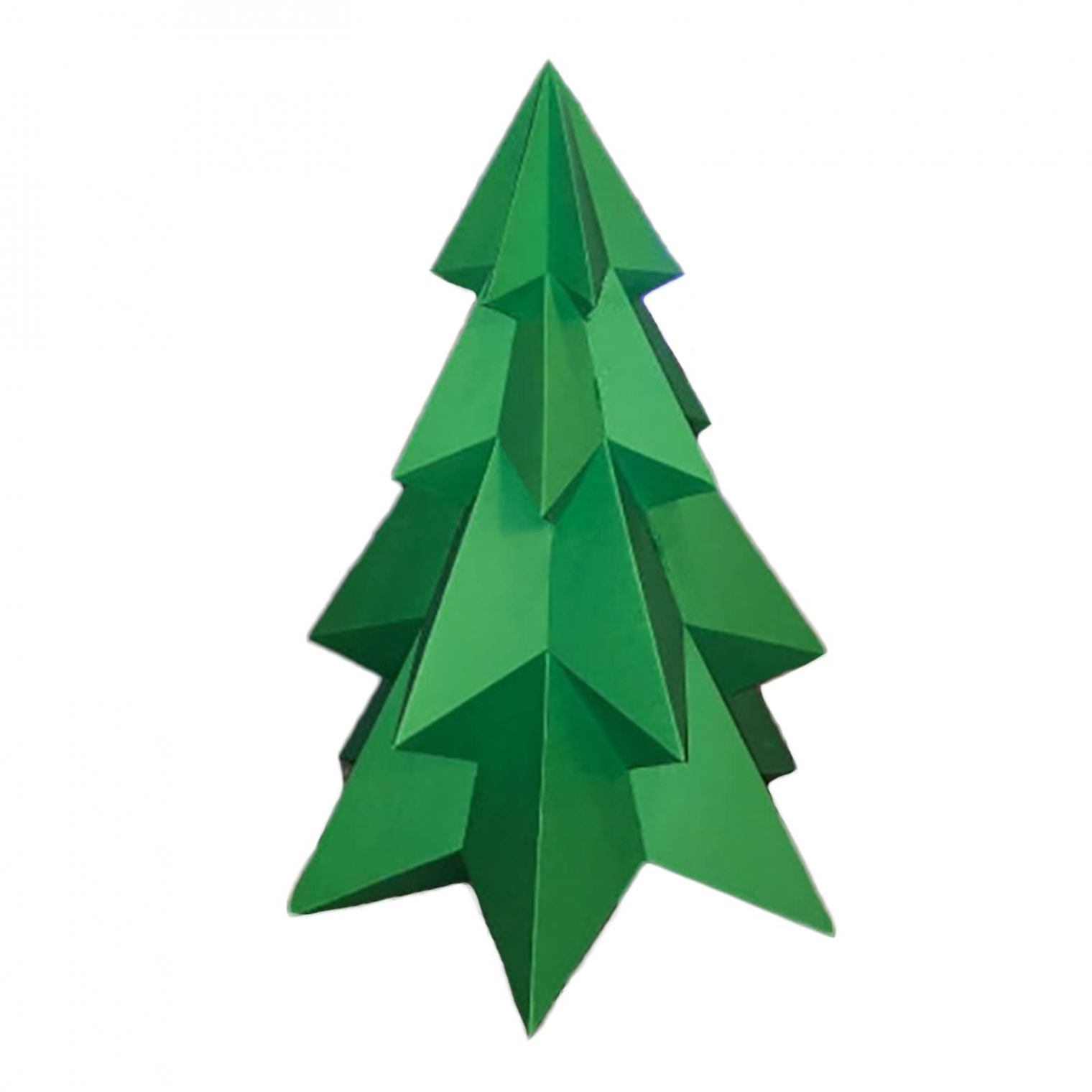 Exception Christmas Tree Creative Paper Trophy DIY Origami Puzzle