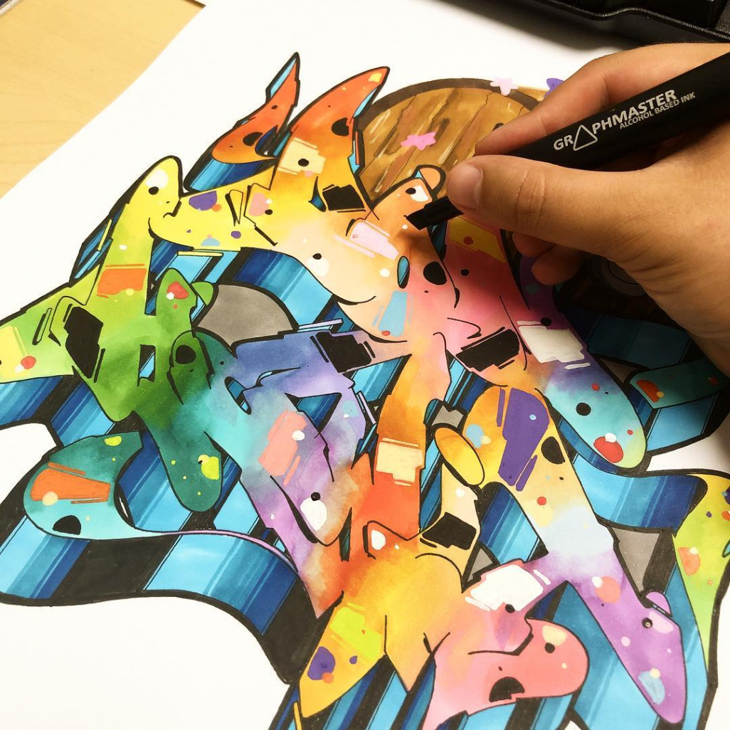 Explore + Stunning Graffiti Drawings for Inspiration