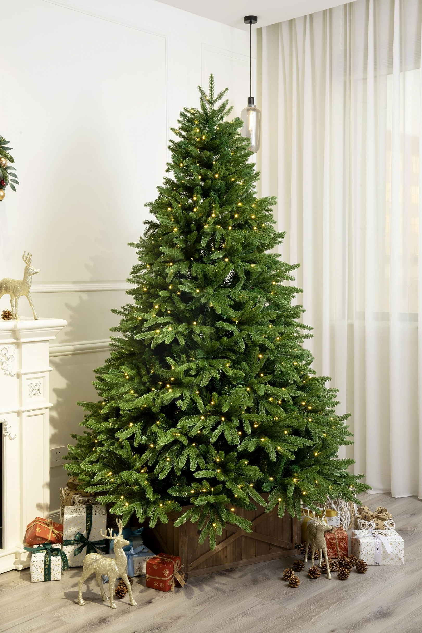 Foot Evergreen Valley Fraser Fir Christmas Tree (ft Pre-lit