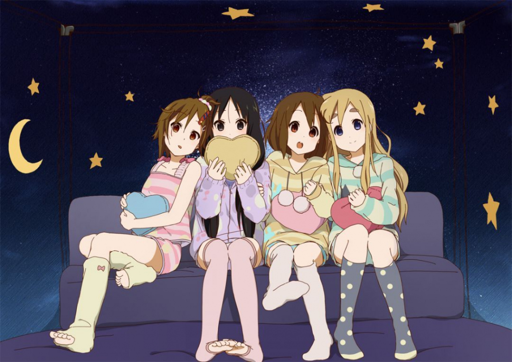 Four cutes [K-On!]  Friend anime, Anime, Friend cartoon