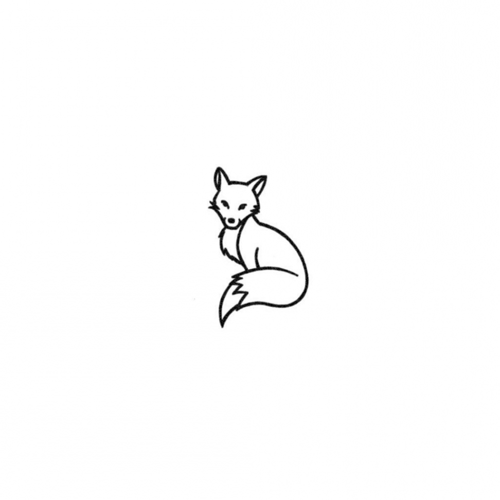 Fox tattoo, Small fox tattoo, Line tattoos