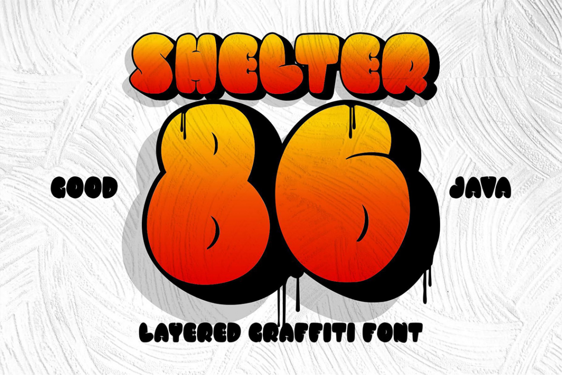 Free Shelter  Graffiti Font