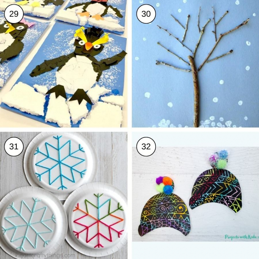 Fun and Easy Winter Crafts for Kids to Make - Taming Little