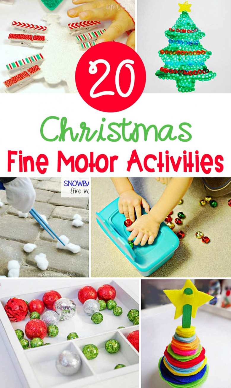 Fun Christmas Fine Motor Activities