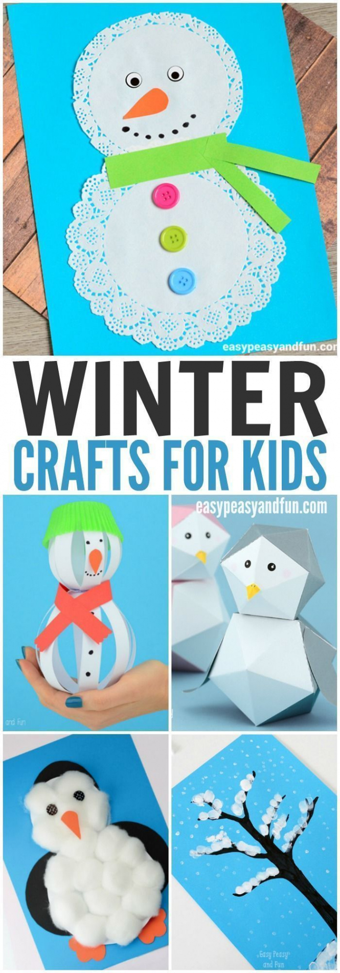 Fun Winter Crafts for Kids of All Ages