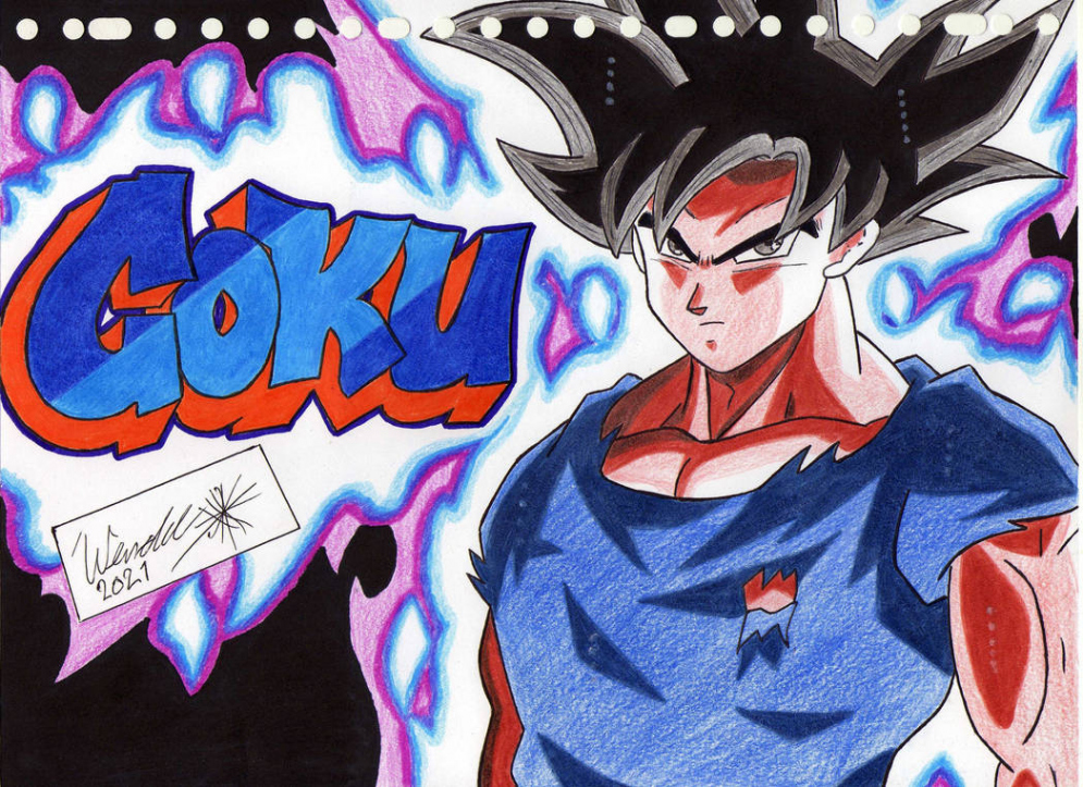 Goku Ultra Instinct Graffiti Style by WendelKrolis on DeviantArt