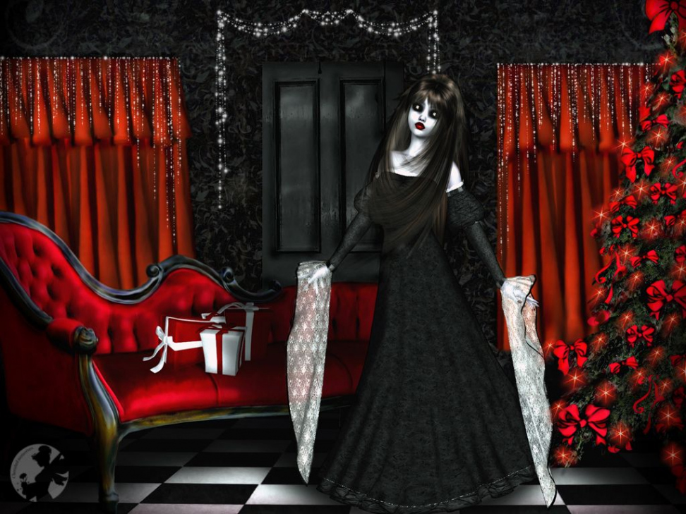 Gothic Holiday  Gothic wallpaper, Wallpaper iphone christmas