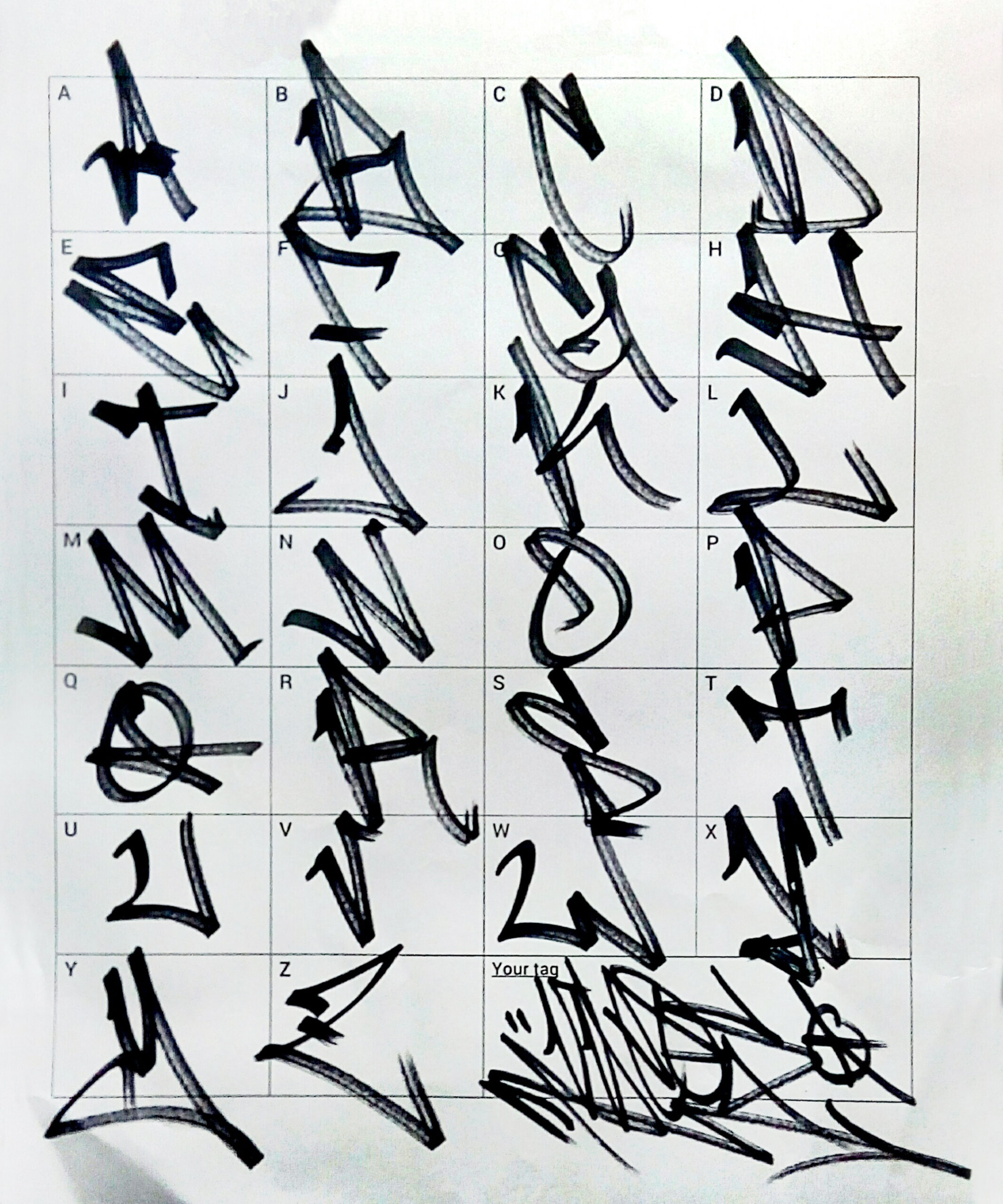 Graffiti Letters:  Artists Share Styles