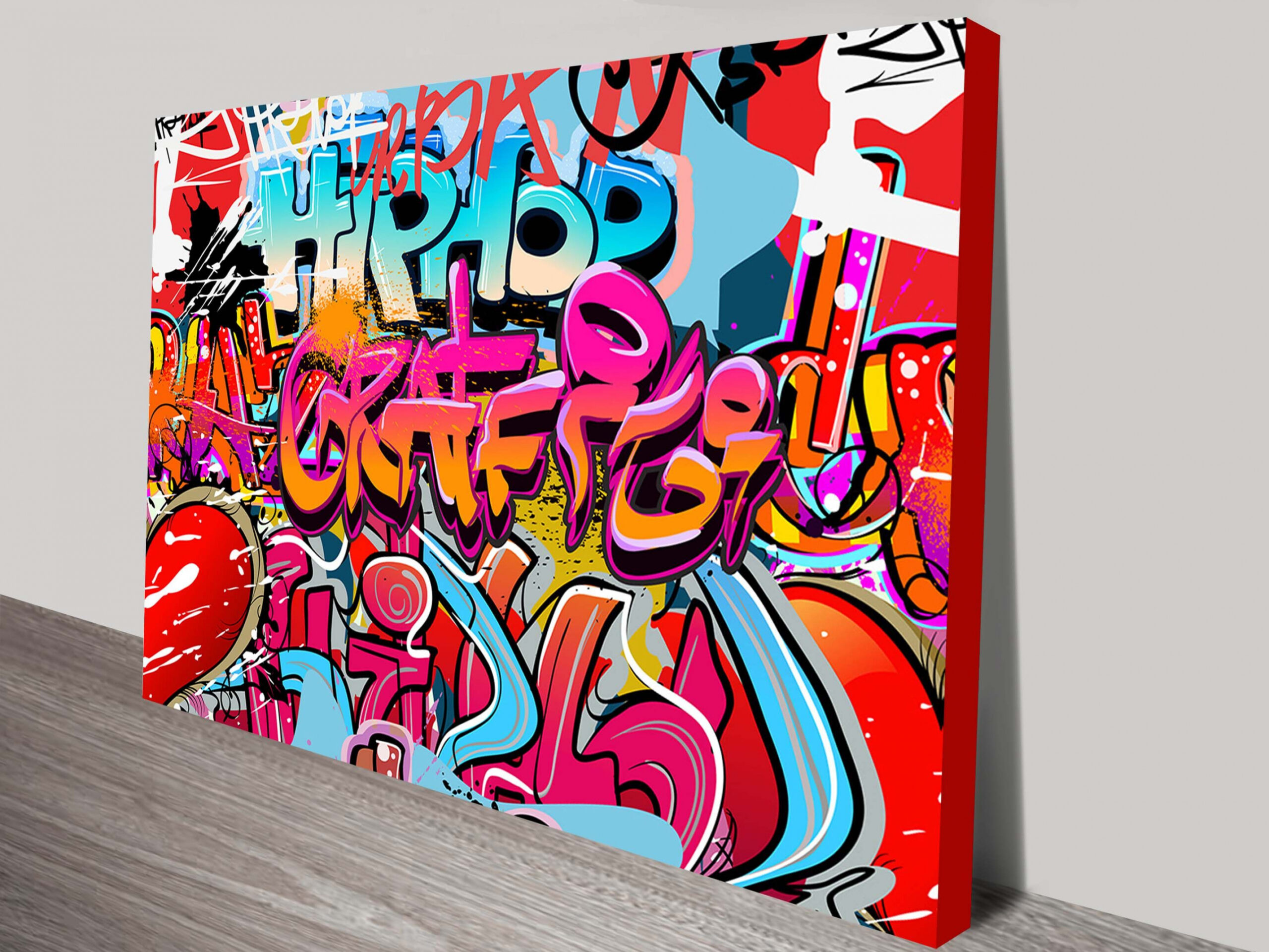 Graffiti Tags on Wall Canvas Print Online  Custom canvas art