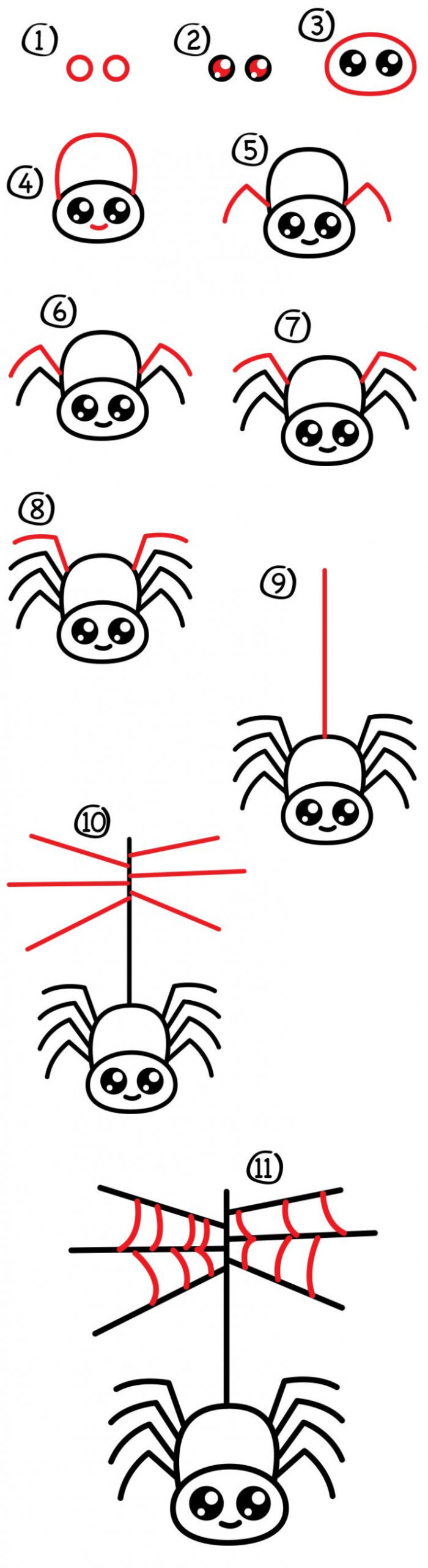 How To Draw A Cartoon Spider - Art For Kids Hub -  Art for kids