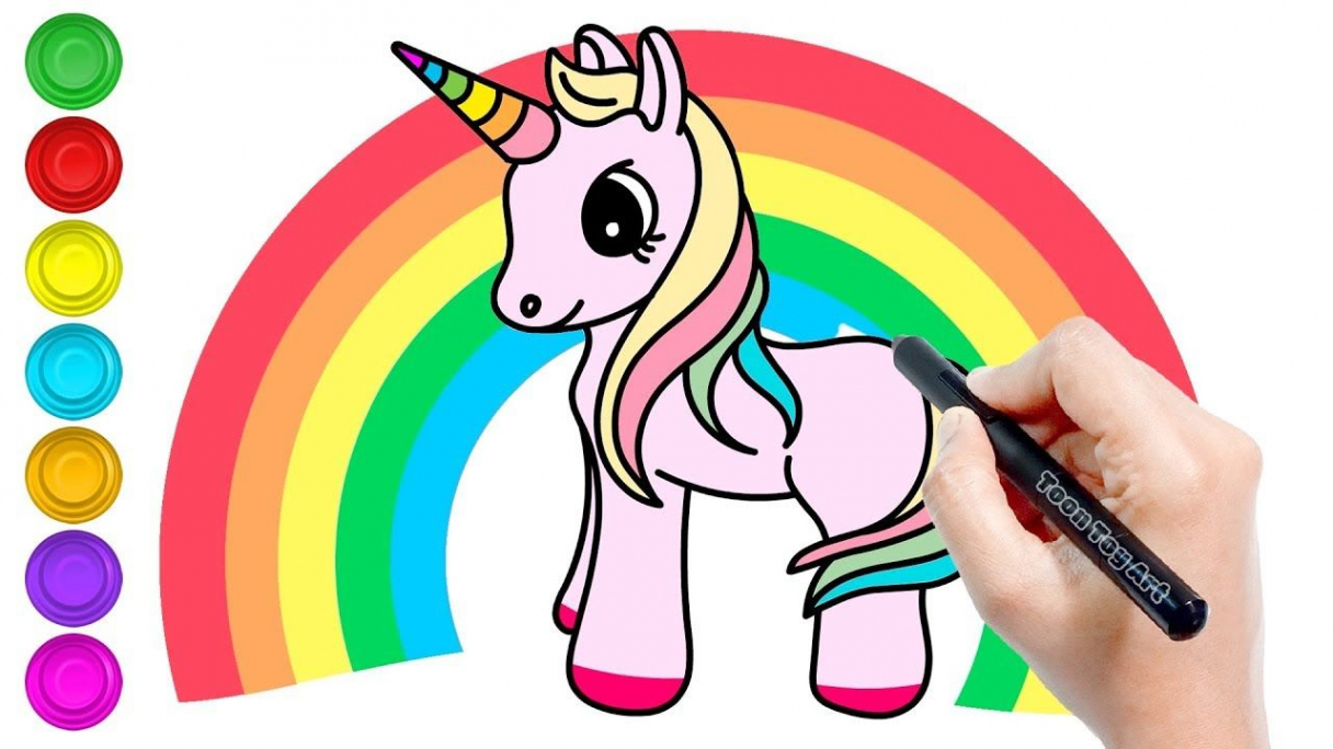 How to Draw a Unicorn - Drawing for Kids  Unicorn drawing, Drawing for  kids, Drawing videos for kids