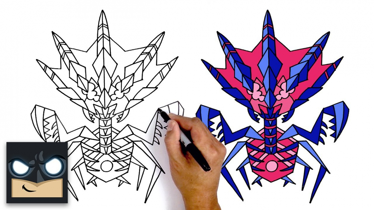 How To Draw Eternatus  Legendary Pokemon