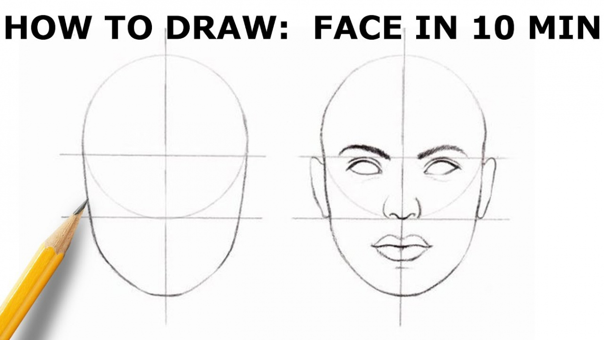 HOW TO DRAW: FACE  Basic Proportion