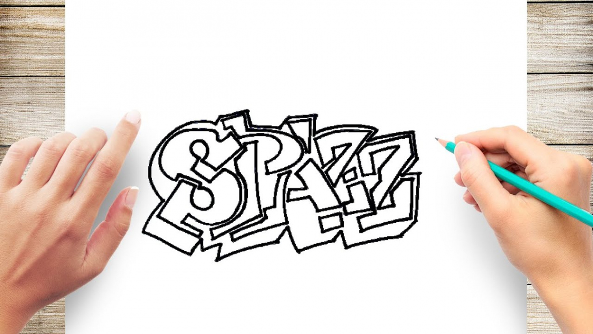 How to Draw Graffiti Step by Step for Beginner