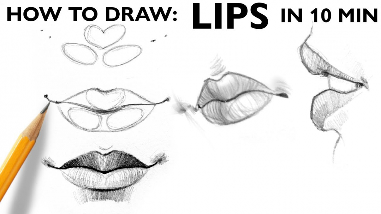 HOW TO DRAW: LIPS  Basic Steps (ENG Subtitles)