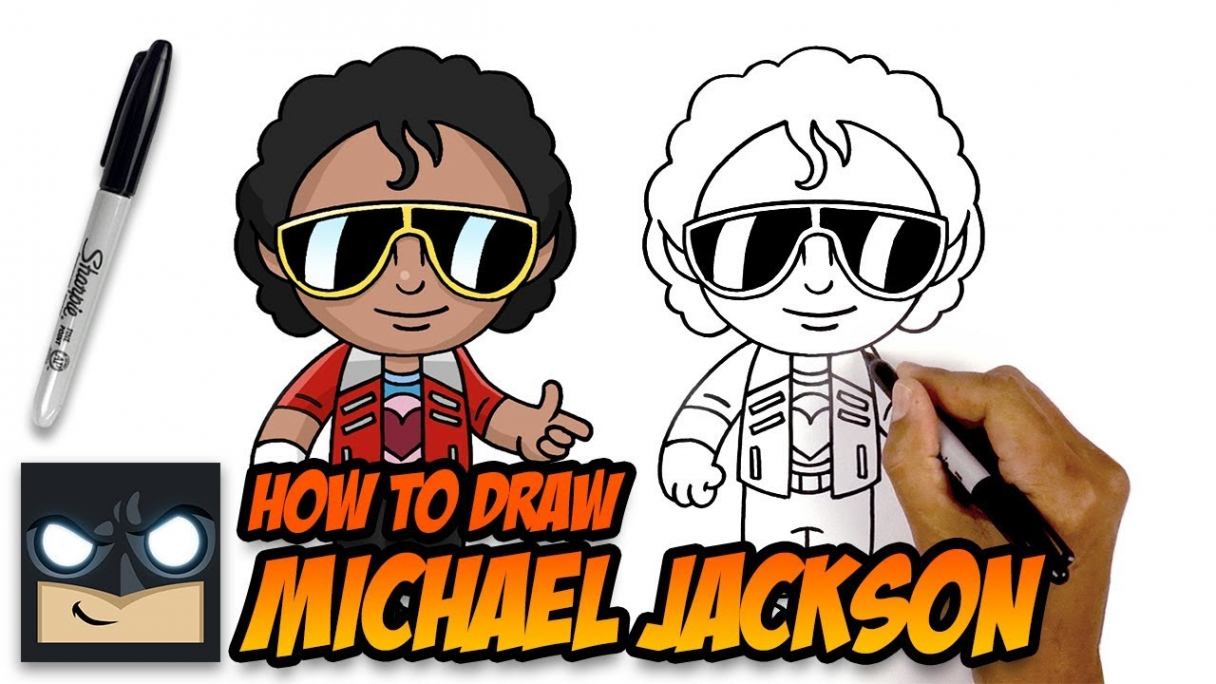 How to Draw Michael Jackson  Step-by-Step Tutorial