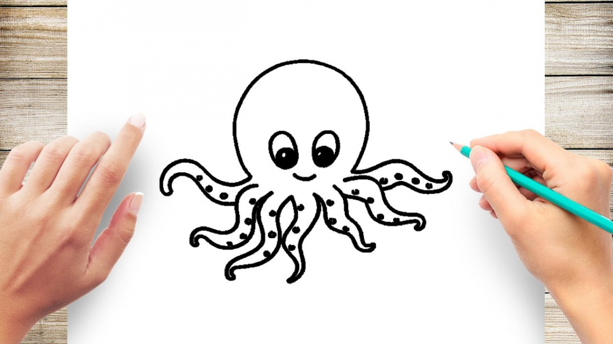 How to Draw Octopus Easy