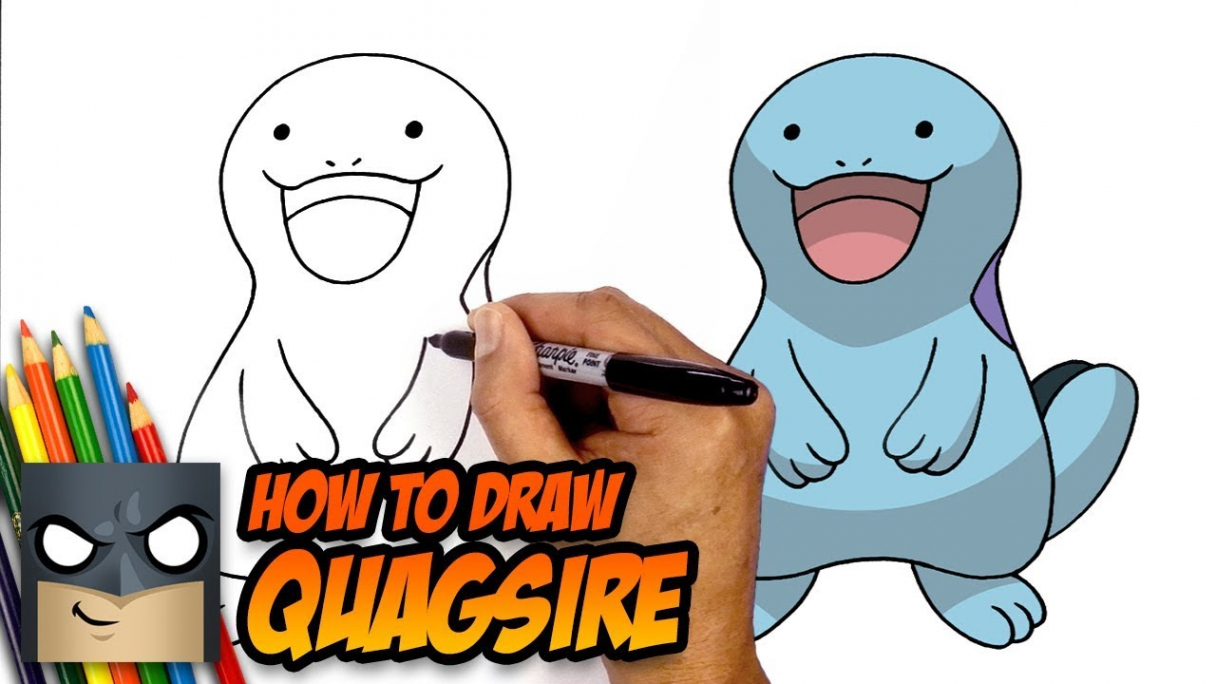 How to Draw Pokemon  Quagsire  Step-by-Step Tutorial